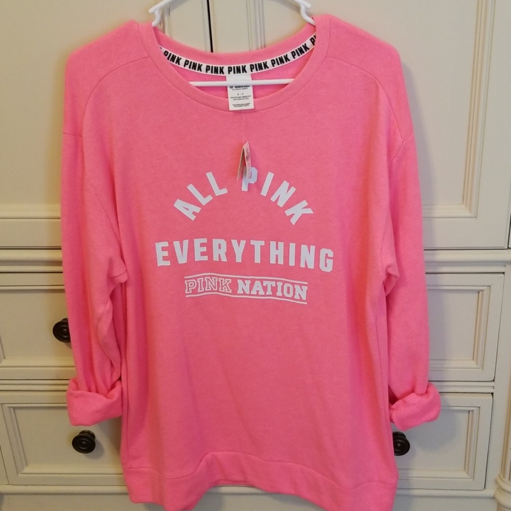 New pink sweater